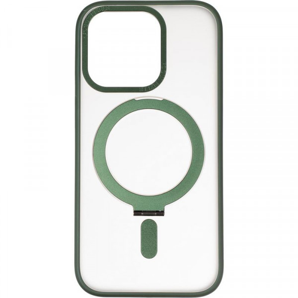 Фото - Чохол для смартфону Gelius Bumper Case MagSafe Stand for iPhone 14 Pro Green (94467)
