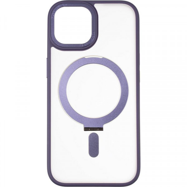 Фото - Чохол для смартфону Gelius Bumper Case MagSafe Stand for iPhone 15 Pro Violet (94474)