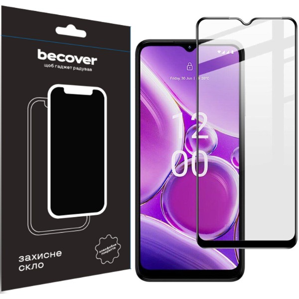 Фото - Защитное стекло для смартфона BeCover for Nokia G42 5G Black (710729)