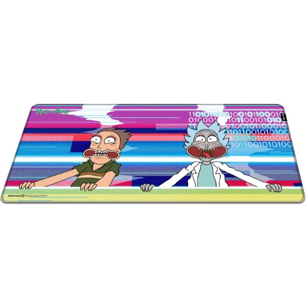 Фото - Коврик для мыши игровой Warner Bros. Rick and Morty Glitched XL (FWBMPRIMOR24003XL)