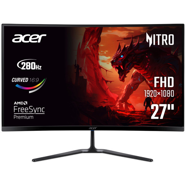 Фото - Монітор ігровий Acer Nitro ED270Zbmiipx (UM.HE0EE.Z01) Black