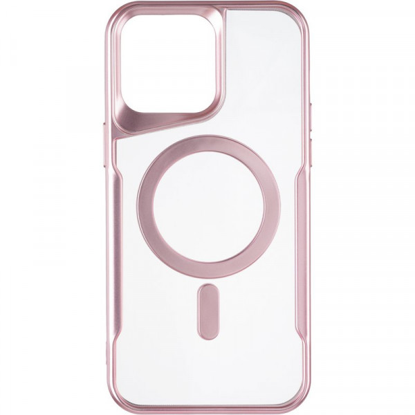 Фото - Чохол для смартфону Gelius Casual Frame Case MagSafe for iPhone 15 Pro Max Rose Gold (98572)
