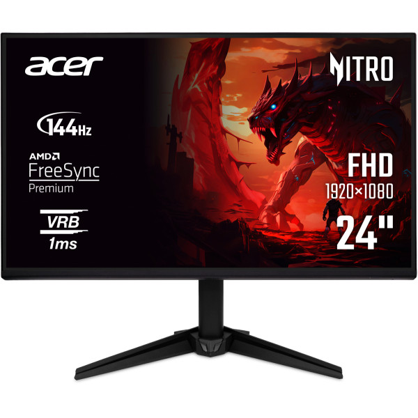 Фото - Монітор ігровий Acer Nitro QG241YP6bmipx (UM.QQ1EE.601)