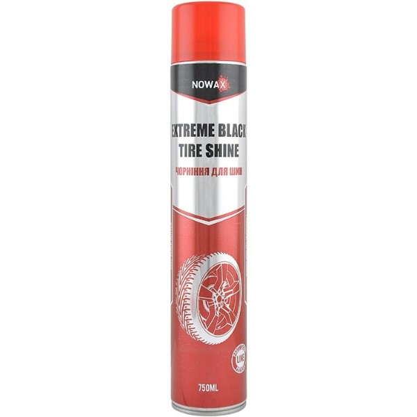 Фото - Засіб для шин NOWAX чорніння Extreme black tire shine 750 ml (NX50200)