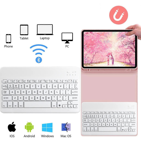 Фото - Чохол-клавіатура для планшета BeCover for Apple iPad Mini 6 2021 Pink (712990)