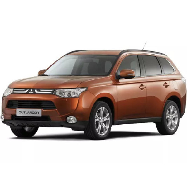 Фото - Килимки з екошкіри в багажник авто EVAtech ECO для Outlander 7 seats Mitsubishi 2013 3 поколение SUV EU (MT34230BE5BBB)