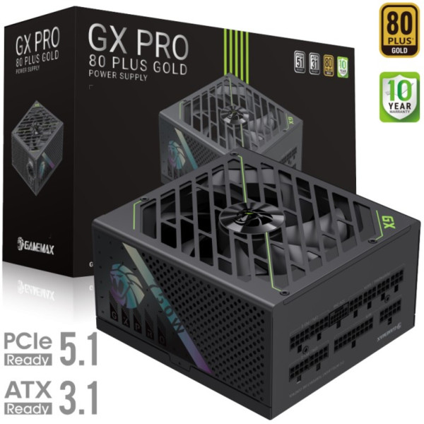 Фото - Блок живлення для ПК Gamemax PRO 750G