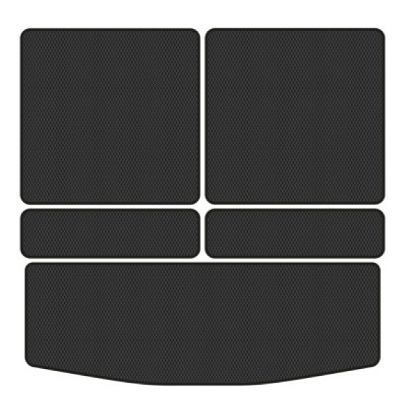 Фото - Килимки з екошкіри в багажник авто EVAtech ECO для Outlander 7 seats Mitsubishi 2013 3 поколение SUV EU (MT34230BE5BBB)