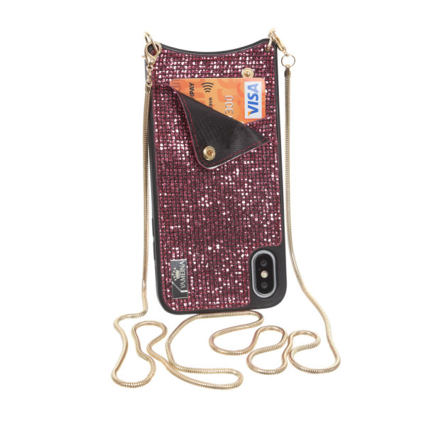 Фото - Чохол для смартфону BeCover Glitter Wallet for Apple iPhone Xs Max Pink (703623)