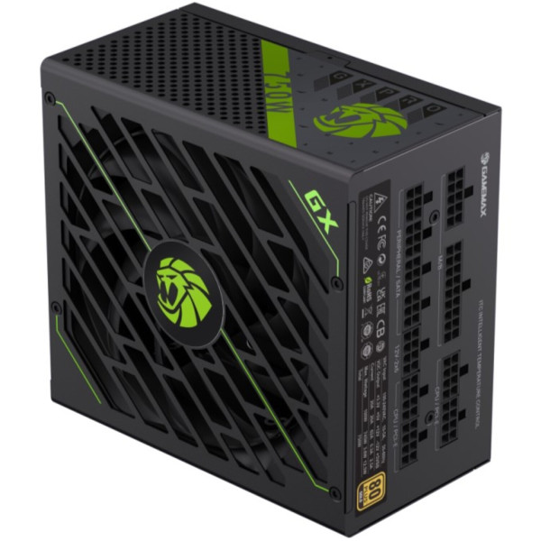 Фото - Блок живлення для ПК Gamemax GX-750 PRO BK (ATX3.1PCIe5.1)