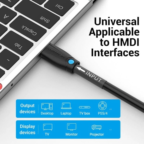Фото - Кабель HDMI Vention HDMI M - M,10.0 м, V2.0, Engineering 4K 60Гц (AAMBL)