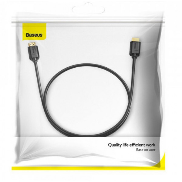 Фото - Кабель HDMI Baseus HDMI M-M 1m (CAKGQ-A01)