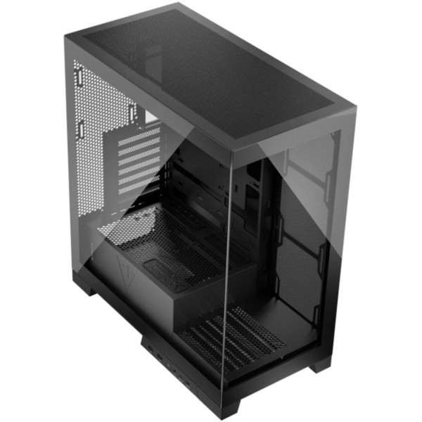 Фото - Корпус Modecom VOLCANO SPACE APEX w/o fans MIDI USB 3.0x2+TYPE-C BLACK без БЖ (AT-SPACE-PG-NF-10-000000)