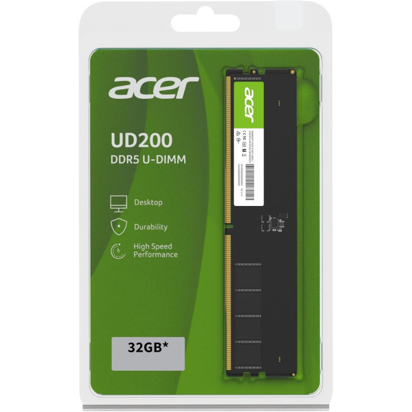 Фото - Память DDR Acer DDR5 32Gb 5600MHz UD200, Retail (BL.9BWWA.427)