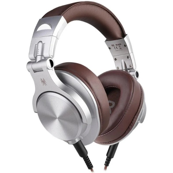 Фото - Навушники повнорозмірні дротові OneOdio A71 Silver Brown