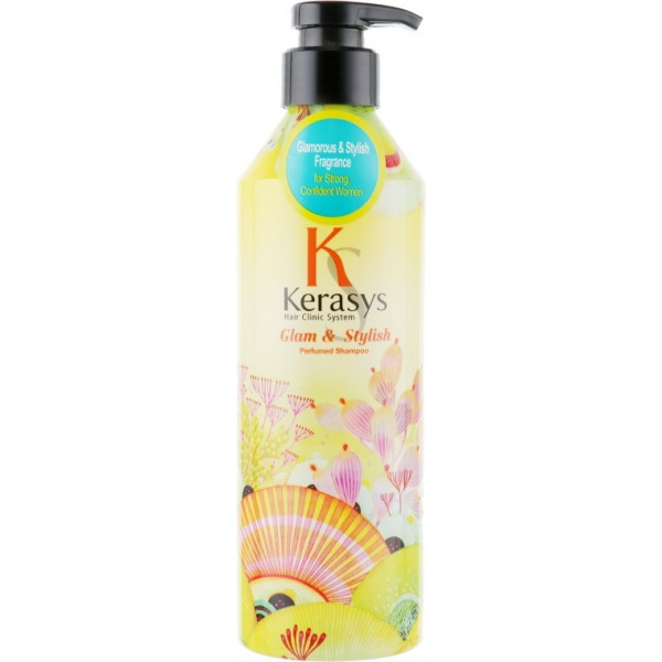 Фото - Шампунь жіночий Kerasys Glam&Stylish 600 мл (8801046240540)