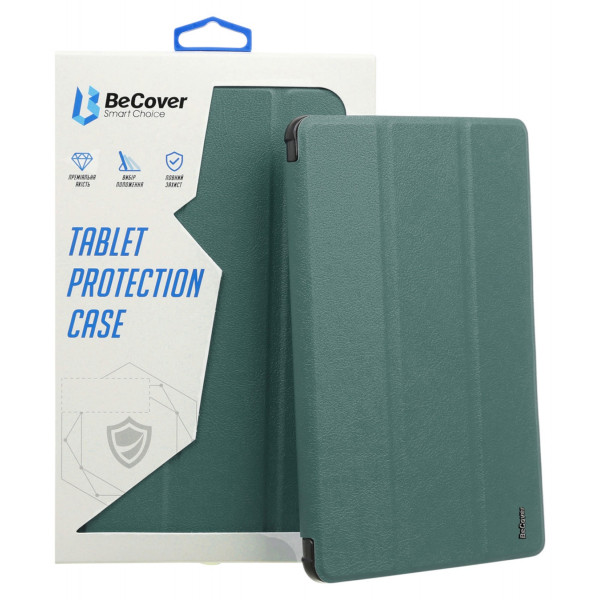 Фото - Чохол для планшета BeCover Soft Edge TPU з кріпленням для стілусу for Xiaomi Redmi Pad SE 8.7'' Dark Green (712566)