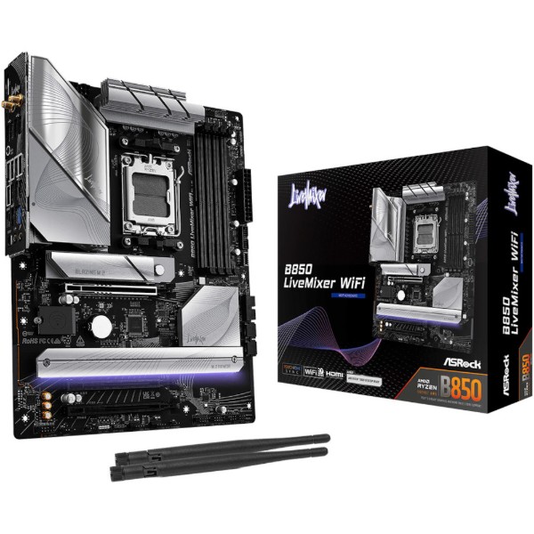 Фото - Материнская плата ASRock B850 LIVEMIXER WIFI