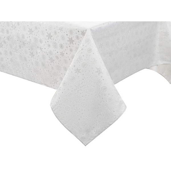 Фото - Скатерть прямоугольная Lefard Copo lurex teflon plata 160х240 см (715-347)
