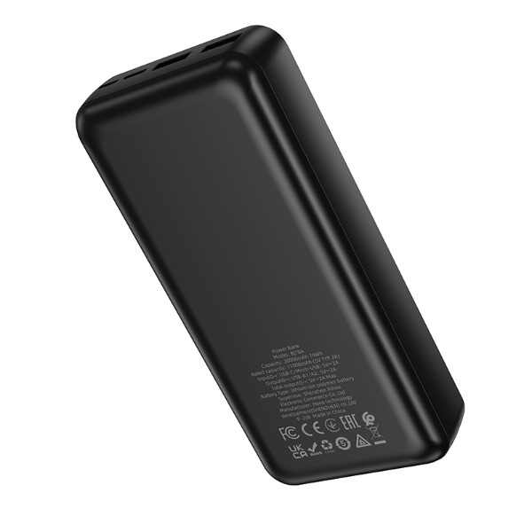 Фото - Батарея мобільна BOROFONE BJ78A Clever 20000 mAh Black (714786)