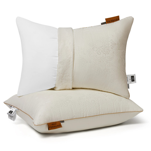Фото - Подушка стандартна MirSon №15-49 Ferrero Тенсель (MODAL) Vanilla 60х60 см (2200011165899)