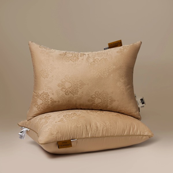 Фото - Подушка стандартная MirSon №15-25 Ferrero Eco-Soft Gold 60х60 см (2200011165172)