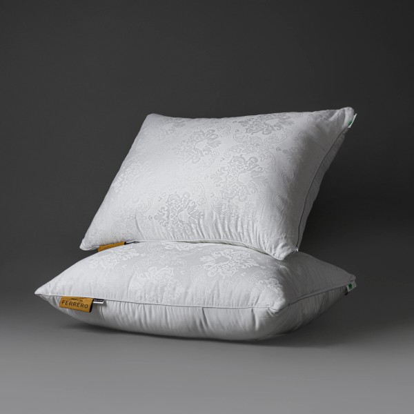 Фото - Подушка стандартная MirSon №15-10 Ferrero Silk Kapok White низкая 70х70 (2200011164502)
