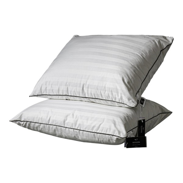 Фото - Подушка стандартная MirSon 1171 Royal Pearl Hand Made EcoSilk 70х70 см (2200001515734)