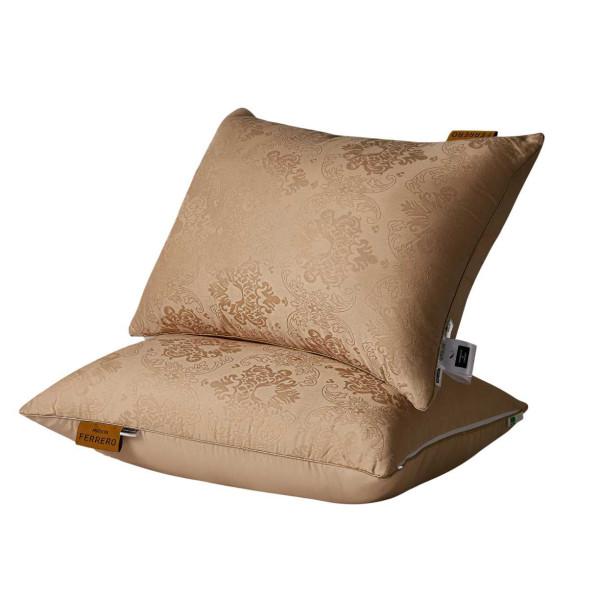 Фото - Подушка стандартная MirSon №15-71 Ferrero Bamboo Gold средняя 50х70 (2200011166728)