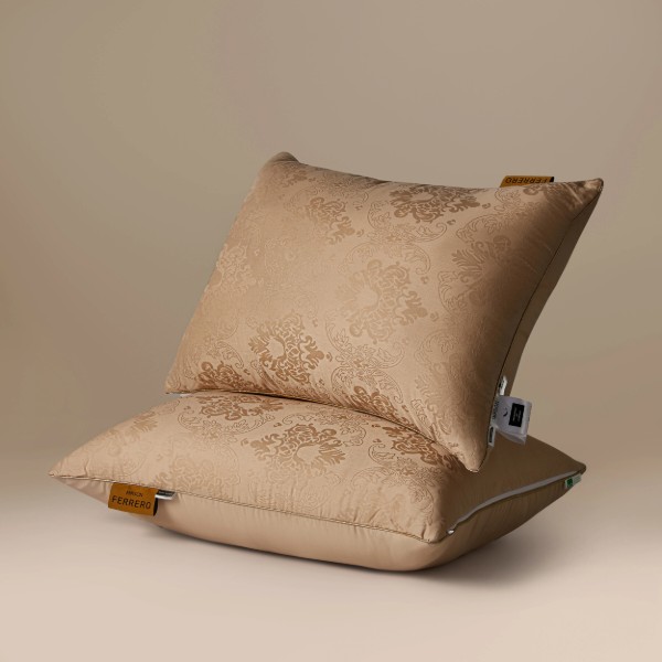 Фото - Подушка стандартная MirSon №15-25 Ferrero Eco-Soft Gold 60х60 см (2200011165172)