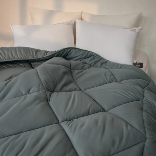 Фото - Одеяло всесезонное полуторное MirSon Eco-Soft №9008 Eco Light Gray 155x215 см (2200005995228)