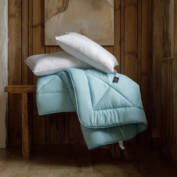Фото - Ковдра дитяча всесезонна MirSon Вовняне №1640 Eco Light Blue (2200002653107)