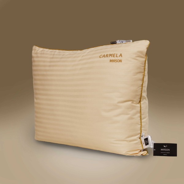 Фото - Подушка стандартна MirSon шовкова 1266 Carmela Hand Made Natural Silk Kapok Середня 60х60 см (2200001519350)
