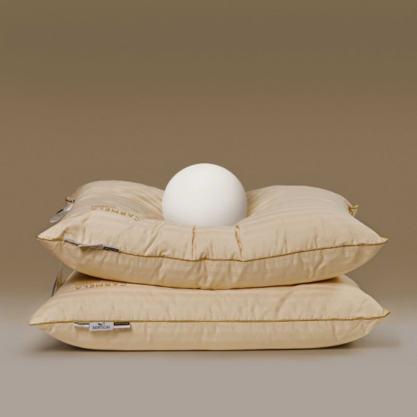 Фото - Подушка стандартна MirSon шовкова 1266 Carmela Hand Made Natural Silk Kapok Середня 60х60 см (2200001519350)