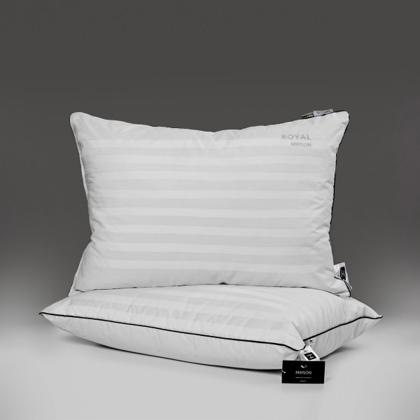 Фото - Подушка стандартна MirSon 1170 Royal Pearl Hand Made EcoSilk 60х60 см (2200001515697)