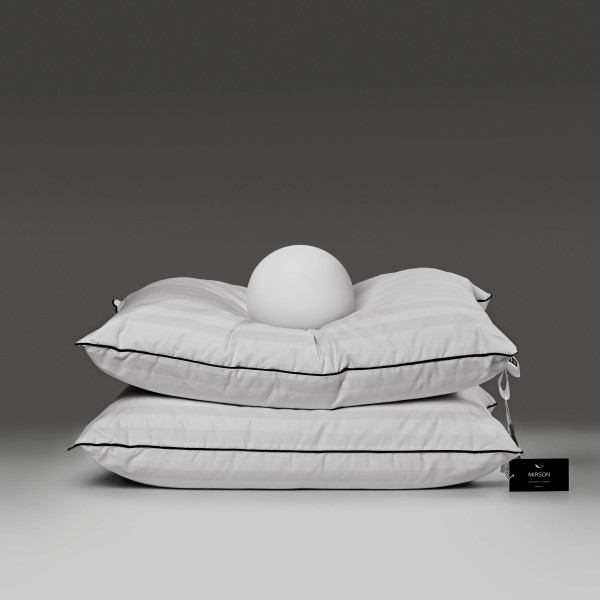 Фото - Подушка стандартна MirSon 1170 Royal Pearl Hand Made EcoSilk 60х60 см (2200001515697)