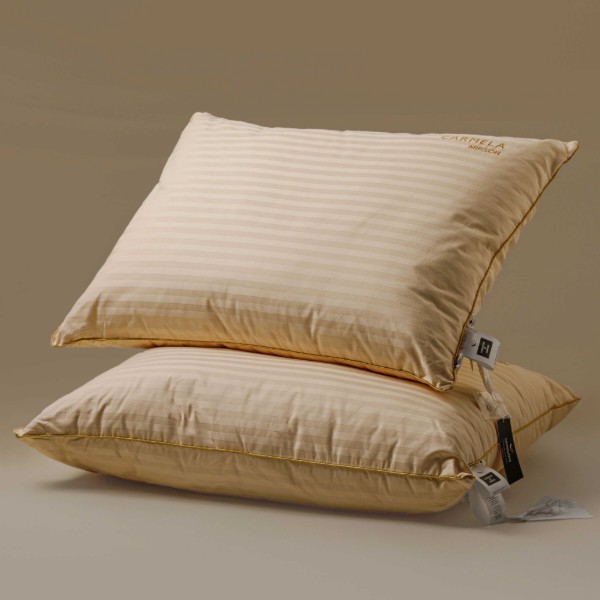 Фото - Подушка стандартна MirSon шовкова 1266 Carmela Hand Made Natural Silk Kapok Середня 60х60 см (2200001519350)