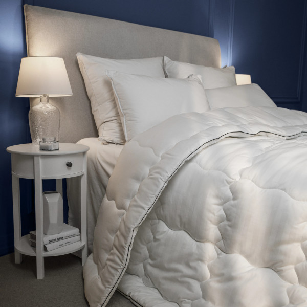 Фото - Ковдра всесезонна двоспальна євро MirSon Шовкові №1645 Eco Light White (2200002652803)