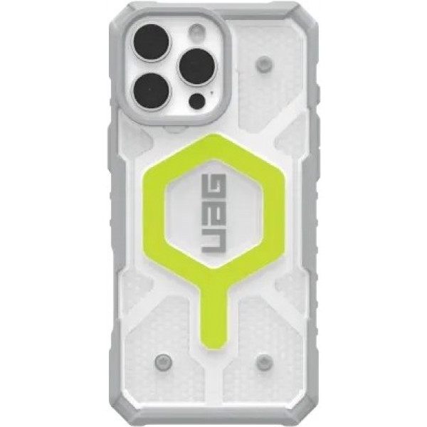 Фото - Чохол для смартфону UAG for iPhone 16 Pro Max, Pathfinder Clear Magsafe, Active Neon (114465118181)