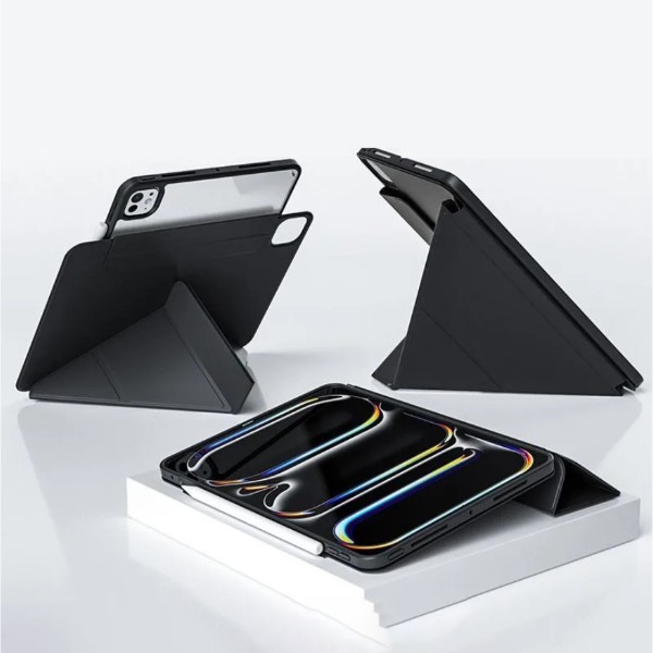 Фото - Чехол для планшета BeCover Ultra Slim Origami Flex с креплением Apple iPad Pro 11" M4 2024 Black (712977)