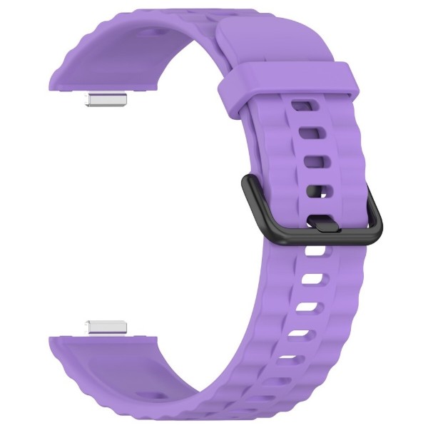 Фото - Ремінець для смарт-годинника BeCover Ribbed Tape for Huawei Watch Fit 3 / Fit 4 / Fit 4 Pro Purple (714114)