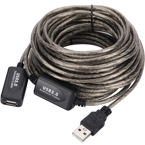 Фото - Кабель USB type A - USB type A Cablexpert AM-AF подовжувач 30.0 м Black (B01058)