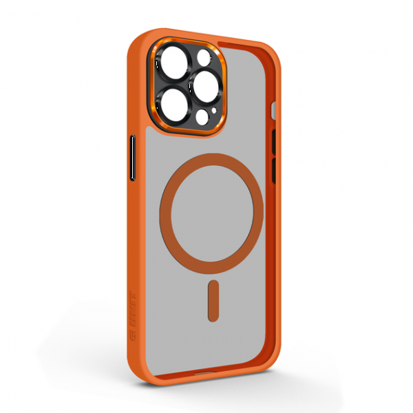 Фото - Чехол для смартфона Armorstandart Unit MagSafe SE for Apple iPhone 13 Pro Max Orange Black (ARM75378)