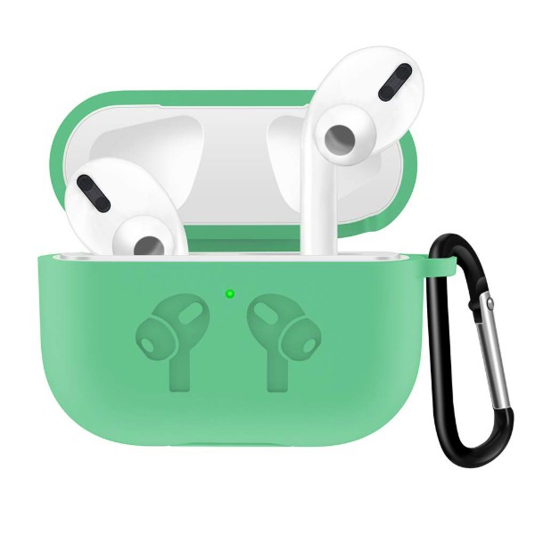 Фото - Чохол для навушників BeCover Silicon Protection for Apple AirPods Pro Green (704498) Фото - Чохол для навушників BeCover Silicon Protection for Apple AirPods Pro Green (704498)