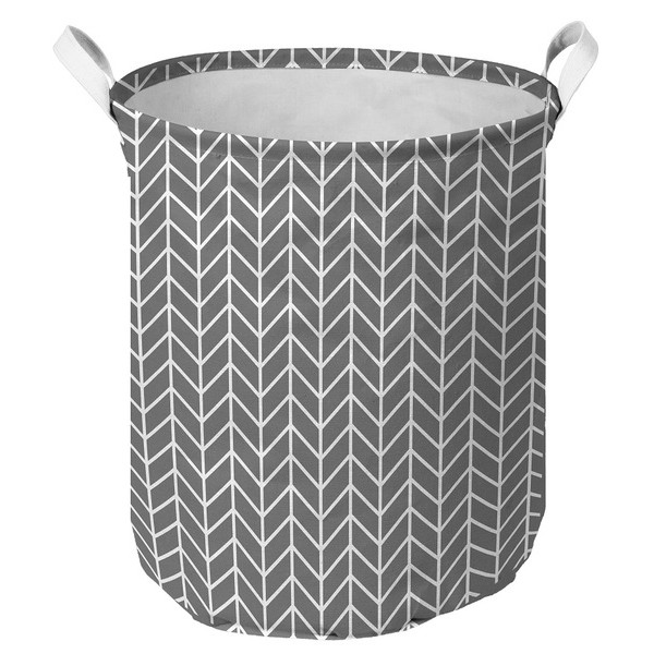 Фото - Корзина для зберігання Idea Home 40x50 см (TC-39 круг. ткан. Vector)
