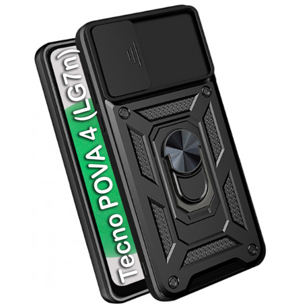 Фото - Чохол для смартфону BeCover Military for Tecno POVA 4 (LG7n) Black (709154) Фото - Чохол для смартфону BeCover Military for Tecno POVA 4 (LG7n) Black (709154)