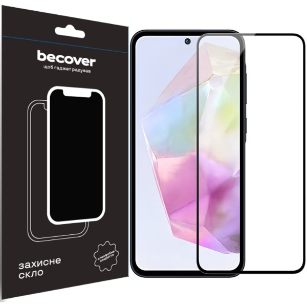 Фото - Захисне скло для смартфону BeCover for Samsung Galaxy A35 5G SM-A356 Black (711071)