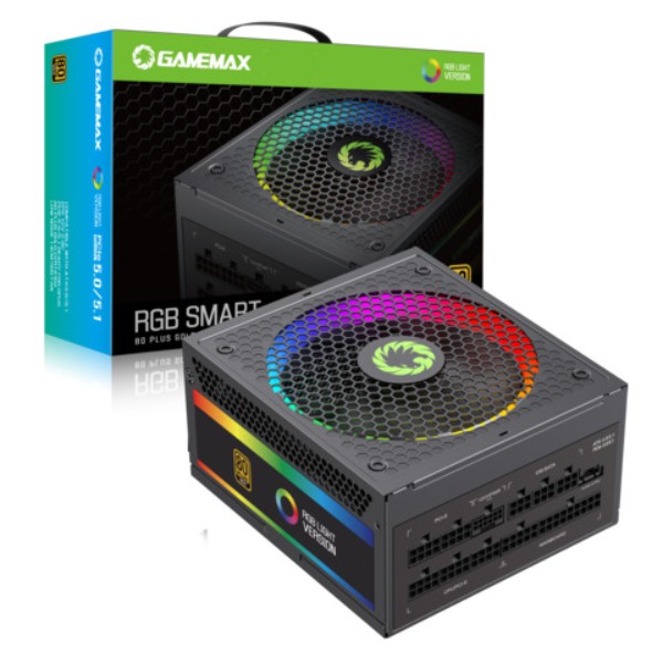 Фото - Блок питания для ПК Gamemax RGB 850 PRO (ATX3.1 PCIe5.1)