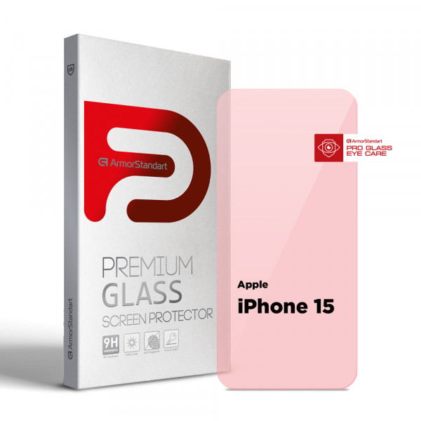 Фото - Захисне скло для смартфону Armorstandart Pro Eye Care for Apple iPhone 15 (ARM77675)