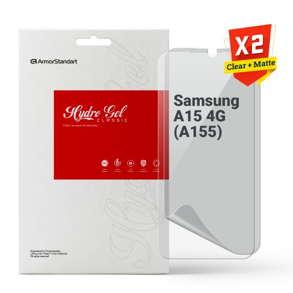 Фото - Защитная пленка для смартфона Armorstandart Clear + Matte for Samsung A15 4G (A155) (ARM80702)